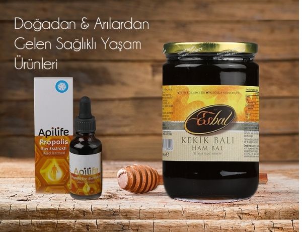 Esbal Kekik balı ve Propolis damla